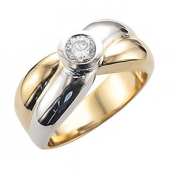JBRM173 Two Tone Engagement Products of JB Goods And Servicer Unlimited Two Tone 10kt Gold Also Available in 14kt Gold And of Sterling Silver With CZ Stone But You Can Get The Stone of Your Choice Free Shipping And Sizing