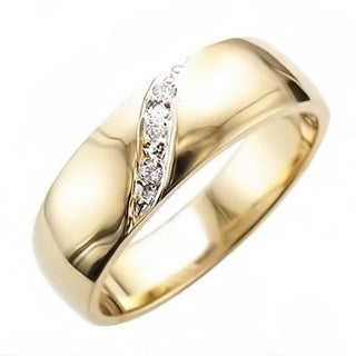 JBRM346 Two Tone Gold Wedding Band