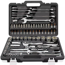 Load image into Gallery viewer, JBT108 37PCS Ratchet Wrench Socket Set Hardware Tool KitsToolbox For Auto Repairing

